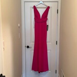 JOVANI NEVER WORN hot pink dress size 8